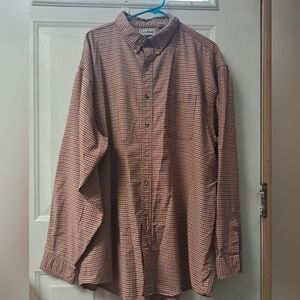 Vintage L.L.Bean Made In USA. Mens XX Large Tall AP52 Button-Down Shirt.